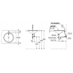 TOTO LW530J 45厘米 台上式洗臉盆